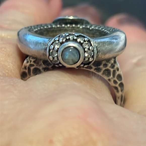 TAT2 Designs VS Frame Mini Dupre Ring Sterling Silver Plated - Picture 3 of 10